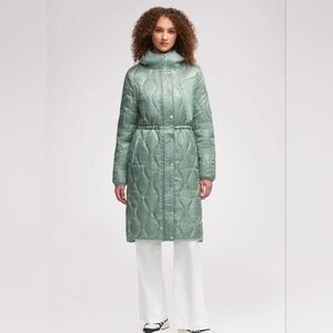 Women's Green PAJAR Quilted Coat